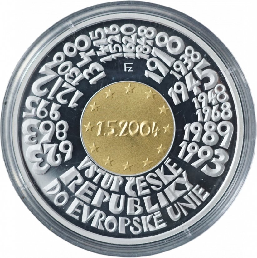 2004 - 2 500 Kč Vstup ČR do EU  Proof