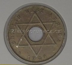Afrika - Britská západní - 1/2 penny 1949