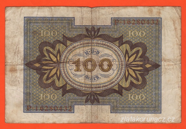 Německo - 100 Mark 1.11.1920 - série P-O