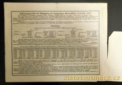 Rakousko - dluhopis na 200 k - 9 kuponů série C - 1920