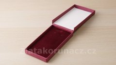 Krabička na vyznamenání - bordó