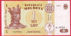 Moldávie - 1 Leu 1998