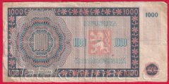 1000 Kčs 1945 27 D