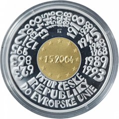 2004 - 2 500 Kč Vstup ČR do EU  Proof