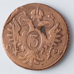 3 krejcar 1799 B