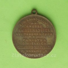 F. J. I. cesarskie manewry Cieszyn 1906