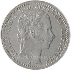 1/4 zlatník 1862 A