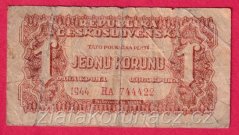 1 koruna 1944 HA