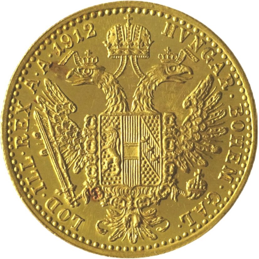 Zlatá mince Rakousko - Uhersko - 1 Dukát 1912