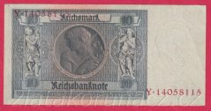 Německo - 10 Reichsmark 22.1.1929 - série Y-S
