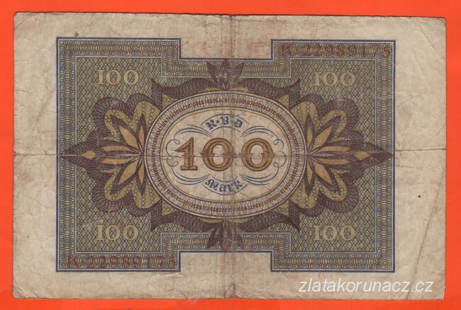 Německo - 100 Mark 1.11.1920 - série K-V