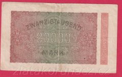 Německo - 20.000 mark 20.2.1923 - série Q-FZ- 6 m.č.