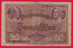 Německo - 20 mark 5.8.1914 - série C