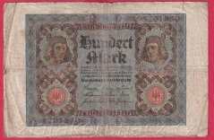 Německo - 100 Mark 1.11.1920 - série V-H