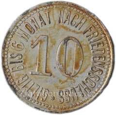 Německo - Oberammergau - 10 Pfennig 1917