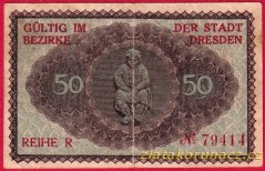 Drážďany - 50 pfennig - 1921