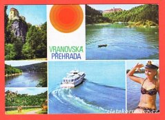 Vranovská přehrada-Zámek,Hrad,Pláž,Loď