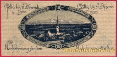 Schwanenstadt - 10 haléřů - 1920