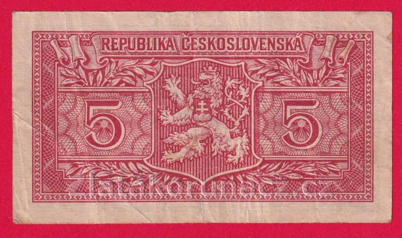 5 Kčs 1949 A 107