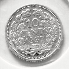 Holandsko - 10 cents 1937