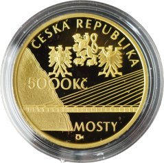 2015 - 5 000 Kč - Mariánský most v Úslí nad Labem Proof