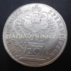 František Lotrinský - 20 Krejcar 1756 NB