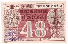 Los - 20 k - 48. Třídní loterie Protektorátu II. - A r.1942