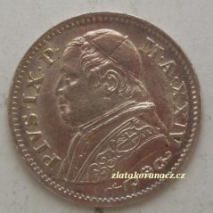 Vatikán - 10 soldi 1869 R