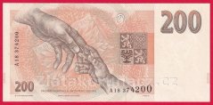 Česká republika - 200 korun 1993 A 18 - Žlutý papír