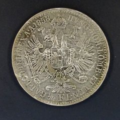 1/4 zlatník   1858 E