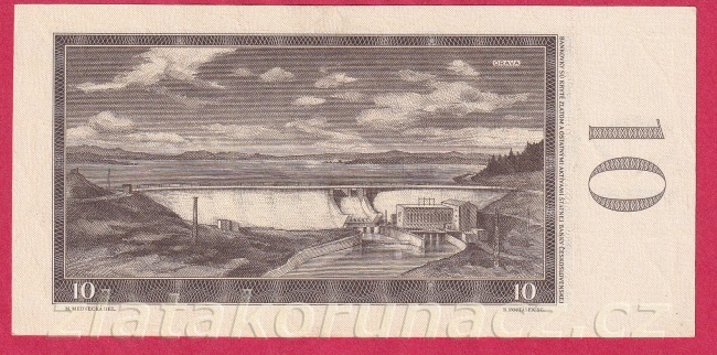 Československo - 10 korún - 1960 X 90