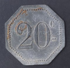 Francie - 20 centimes Bouillon Masson