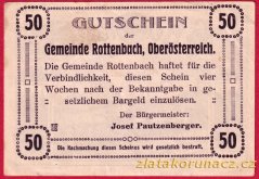 Rottenbach - 50 haléřů - 1920