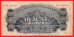 20 korun 1944 BH