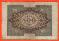 Německo - 100 Mark 1.11.1920 - série N-O