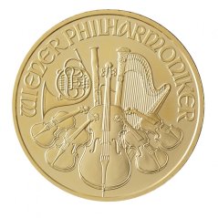 Zlatá mince Rakouska - 1/2 Oz Philharmoniker 2022
