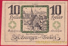 St. Georgen - 10 haléřů - 1921