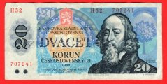 Československo - 20 korun 1988 H 52