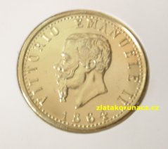 Itálie - 50 lire 1864