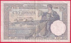 Jugoslávie - 100 dinara 1929