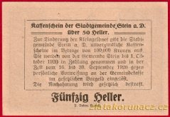Stein an der Donau - 50 haléřů - 1920 - sv. zelená