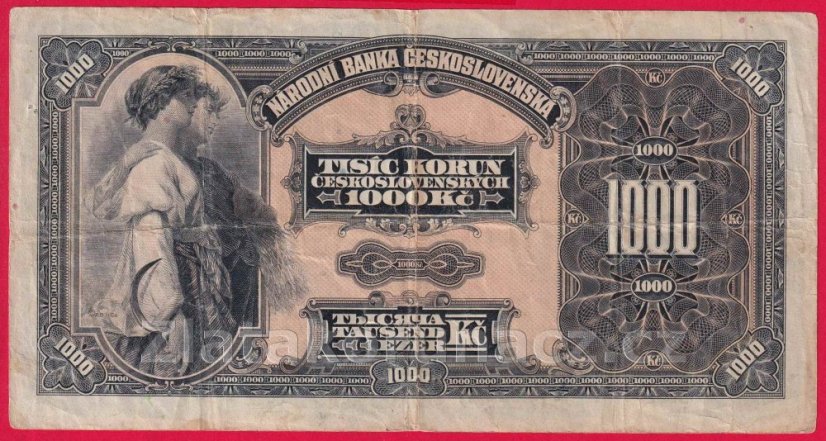 1000 korun 1932 A neperf.