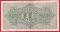 Německo - 1000 mark 15.9.1922 - série Ka-WM