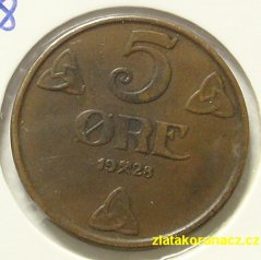 Norsko - 5 ore 1928