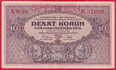 10 korun 1927 s. N 166