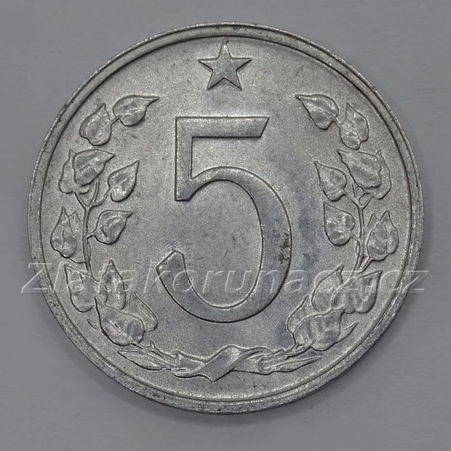 5 haléř 1972