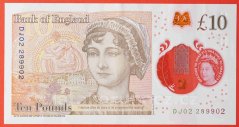 Anglie - 10 Pounds 2016