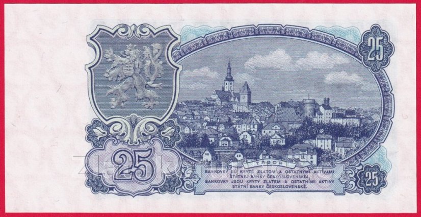 25 Kčs 1953 MH - český číslovač