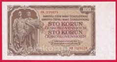 100 Kčs 1953 CK-ruský číslovač