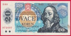 Československo - 20 korun 1988 H 80